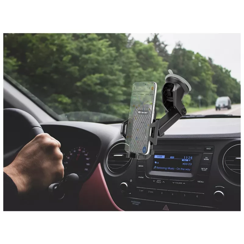 Παθητική βάση Tracer TRAUCH46871 Κινητό τηλέφωνο/Smartphone Μαύρο