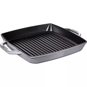 Τηγάνι ψησταριάς Staub 40511-785-0 33 cm Επαγωγή Γκρι γραφίτη
