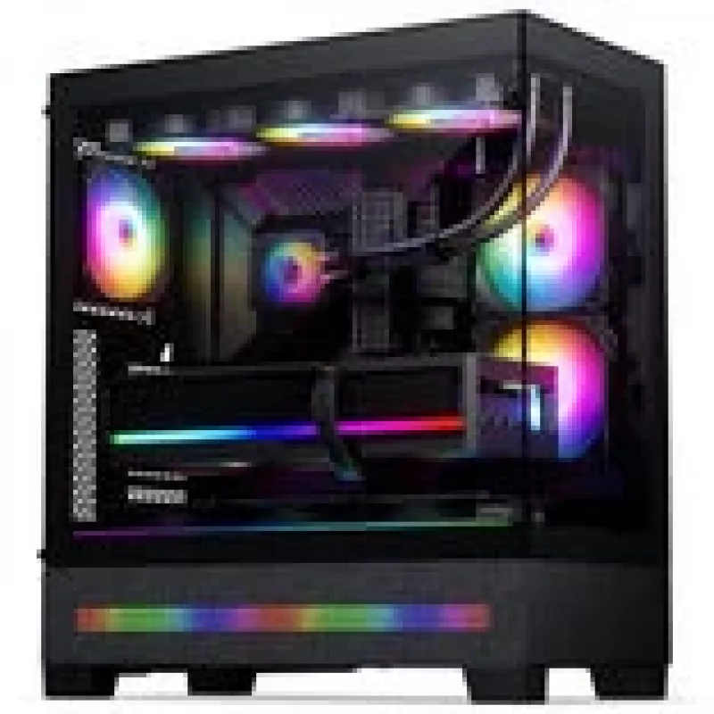 PHANTEKS XT View Matrix κουτί PC, Midi-Tower, E-ATX, tempered glass, Matrix LED - μαύρο (PH-XT523VM1_DBK01)