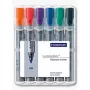 Μαρκαδόρος Staedtler 356 WP6 6 τεμ. μαύρο μπλε πράσινο πορτοκαλί κόκκινο βιολετί