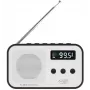 Adler AD 1907 ψηφιακό ραδιόφωνο PLL, AM/FM, 40 προεπιλεγμένοι σταθμοί, ξυπνητήρι με αναβολή, USB-C, ενσωματωμένη επαναφορτιζόμενη μπαταρία, υποδοχή 3,5 mm, λευκό/μαύρο