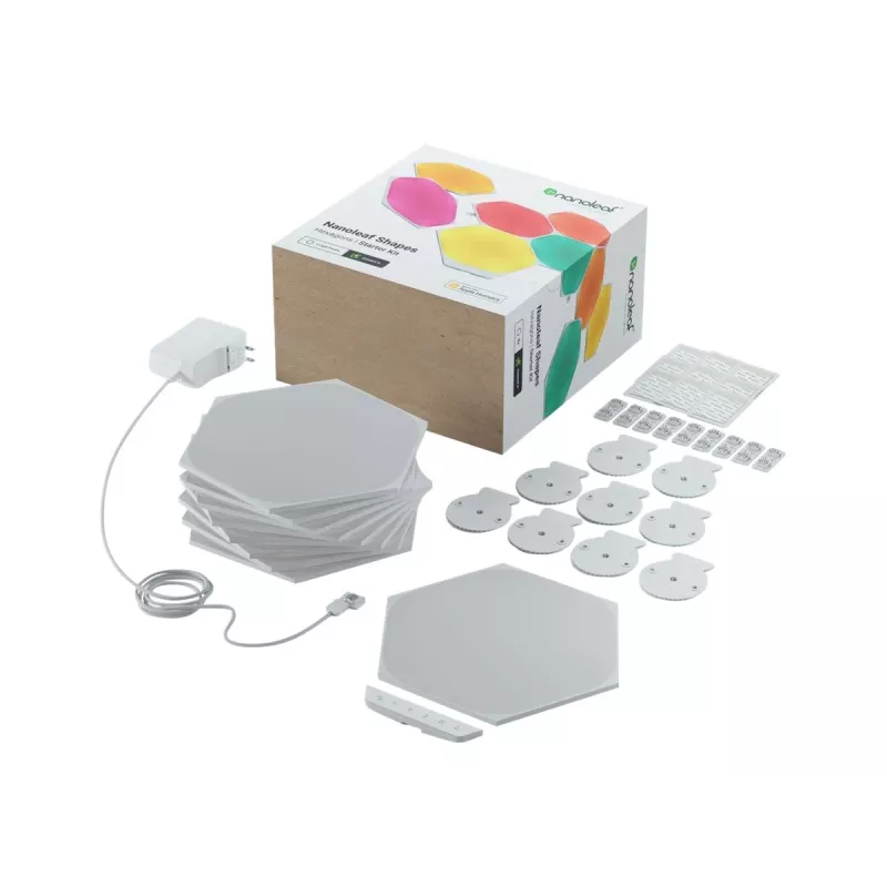 Nanoleaf HEXAGON SMARTER KIT LED Panels Λευκό 7 τεμ.