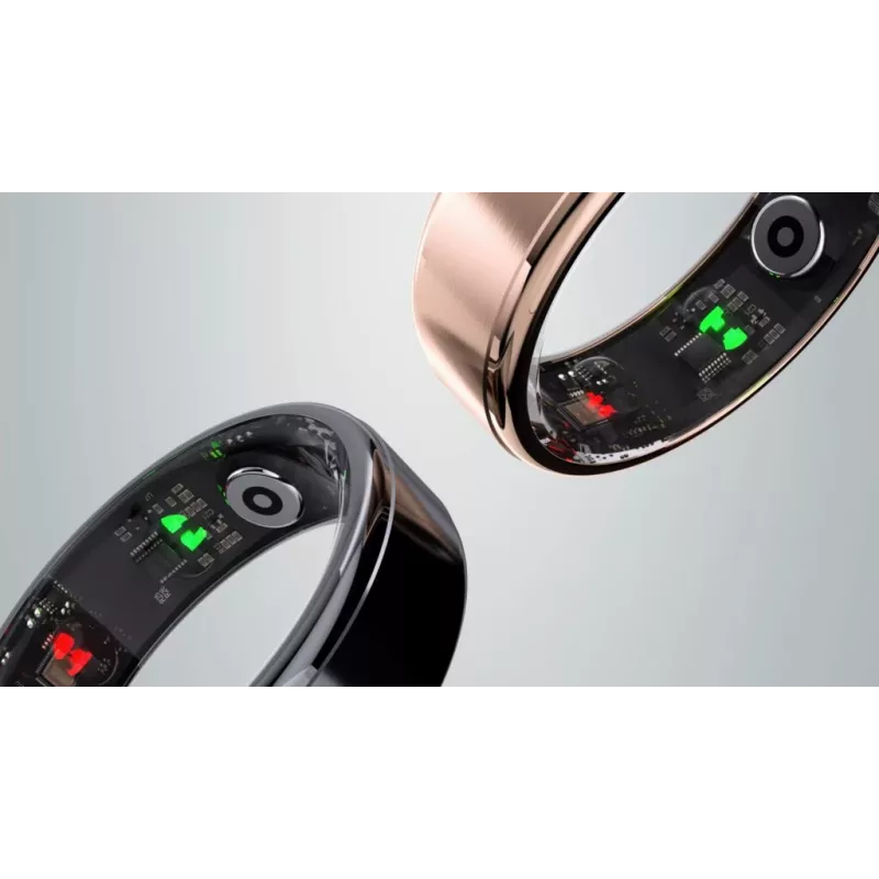 Έξυπνο δαχτυλίδι Manta SR01BK-57 Black, καρδιακός ρυθμός και οξυγόνο αίματος, IP68