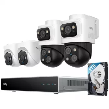 EUFY NVR σύστημα ασφαλείας S4 Bullet-PTZ+ Turret κάμερα (E8E00325)