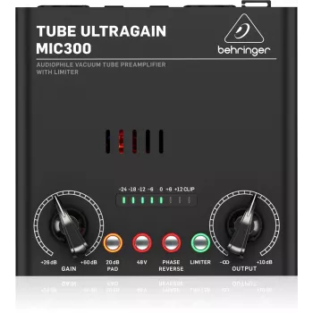 Προενισχυτής ήχου Behringer MIC300 Μαύρο
