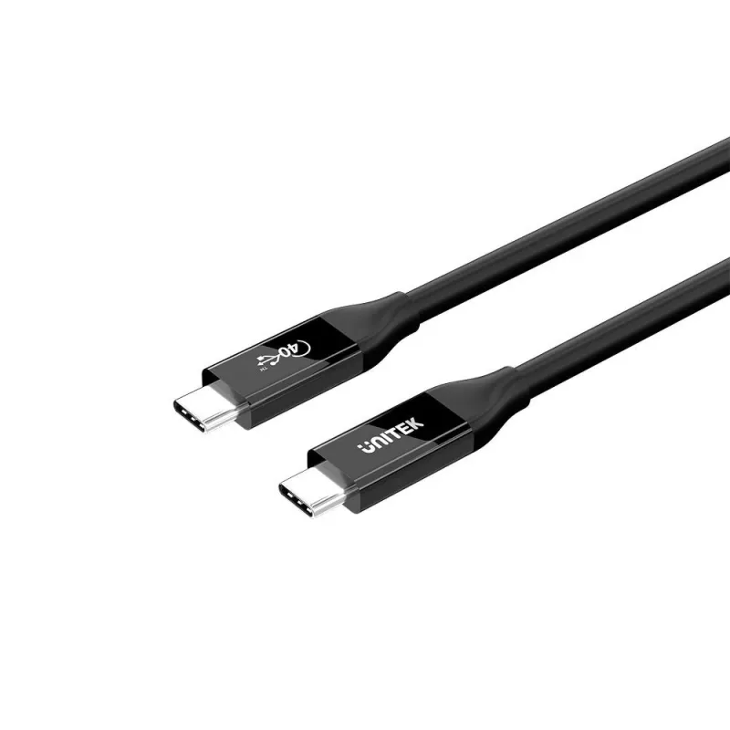 Καλώδιο USB-C Unitek C14100ABK01-2M – 2 m, 100 W Power Delivery, 40 Gbit/s δεδομένα