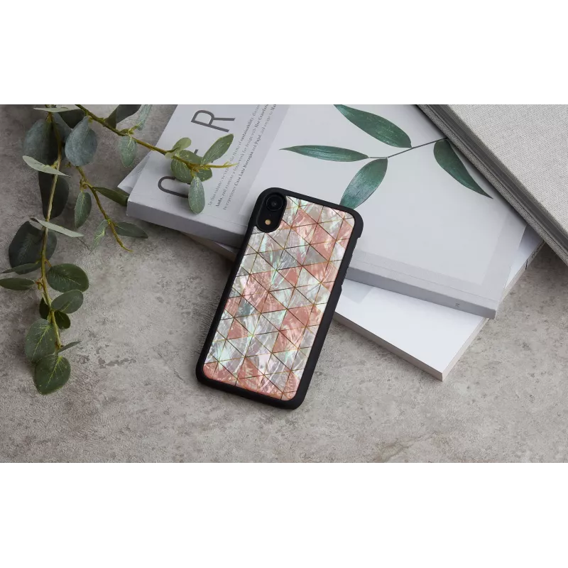 Θήκη κινητού iKins για iPhone XR — σχέδιο διαμαντιού, μαύρη