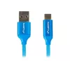 Καλώδιο USB 2.0 LANBERG CA-USBO-21CU-0010-BL — USB A σε USB C, 1 m, μπλε