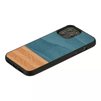 Θήκη κινητού man and wood για iPhone 12 Pro Max Denim μαύρο
