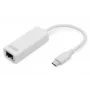 Digitus DN-3024 Προσαρμογέας USB 3.0 20 cm 1x USB-C σε 1x RJ45 Θωρακισμένο