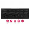 CHERRY KC 1000 Πληκτρολόγιο Home USB Ελβετικό layout Μαύρο