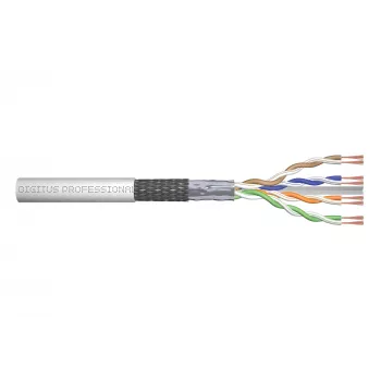 Καλώδιο δικτύου Digitus CAT 6 SF/UTP Twisted Pair Patch καλώδιο χύμα 305 m Γκρι