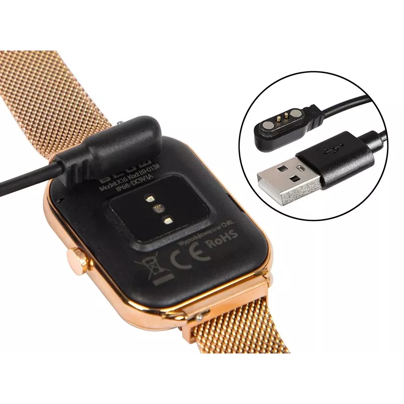 Smartwatch X16 Bluetooth ροζ
