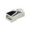 Συνδετήρας καλωδίων RJ45 LogiLink MP0022 Μαύρο Διαφανές