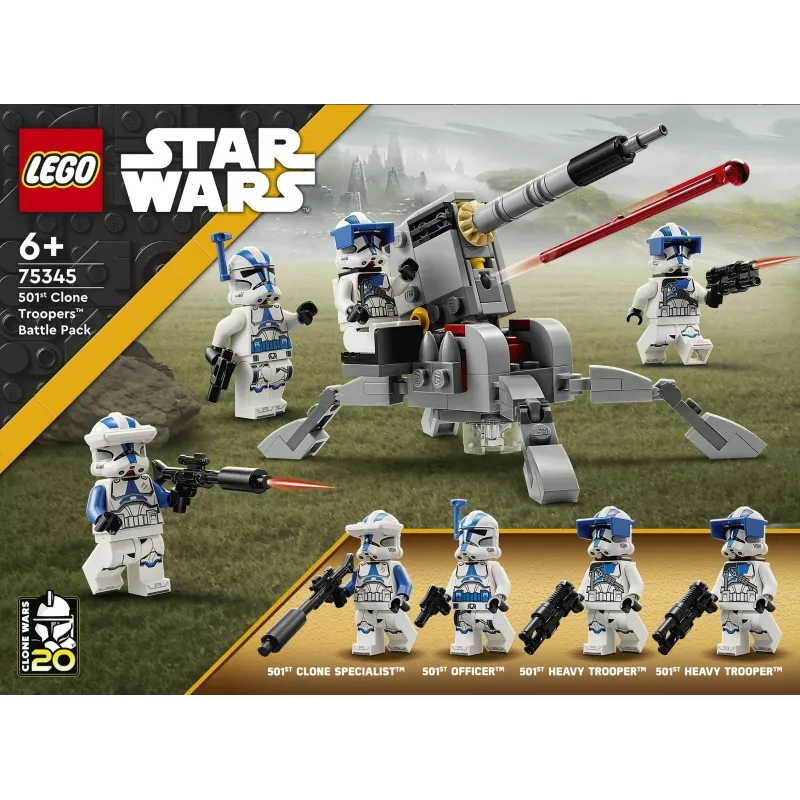 LEGO 75345 Star Wars 501st Clone Troopers Battle Pack Σετ κατασκευής παιχνίδι