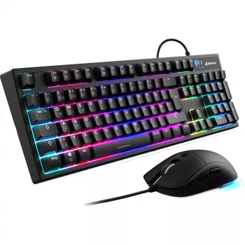 Σετ gaming πληκτρολογίου και ποντικιού Sharkoon SKILLER SGB15 Combo DE με γερμανικό layout
