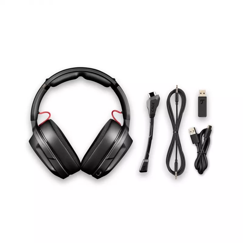 Teufel CAGE PRO Headset Wireless headband Gaming USB Type-C Bluetooth Μαύρο