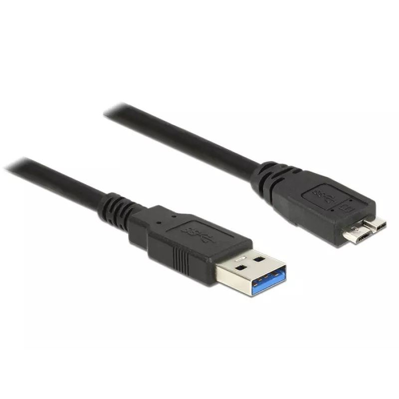 Καλώδιο USB DeLOCK 85073 USB 3.2 Gen 1 1,5 m USB A Micro-USB B μαύρο