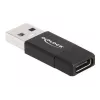 DeLOCK 60001 αντάπτορας USB A USB C μαύρο