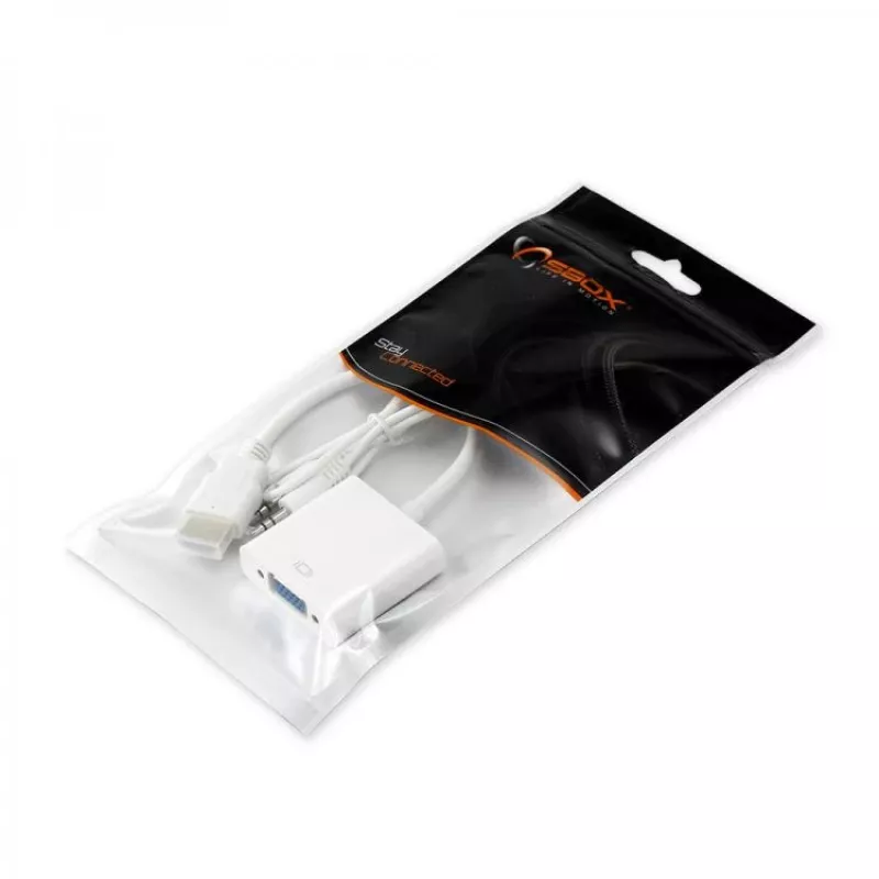 Sbox HDMI αρσενικό -> VGA θηλυκό + Ήχος AD.HDMI-VGA+A