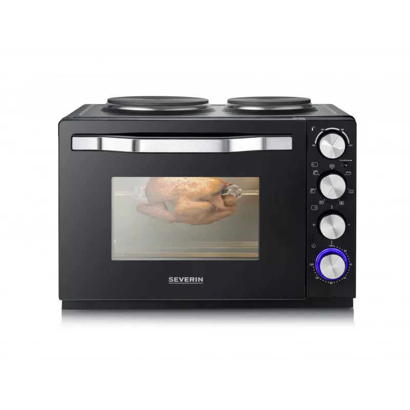 Φούρνος τοστιέρα Severin TO 2074 30L 2500W μαύρος γκριλ