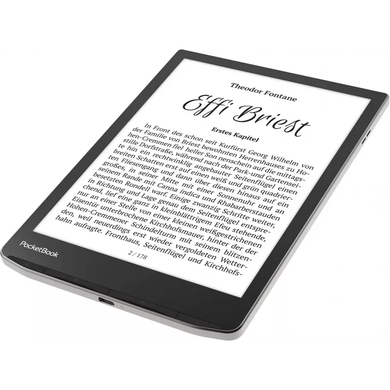E-Book-Reader PocketBook InkPad 4 7,8 inch E Ink Carta, 32 GB, Wi‑Fi, μαύρο/ασημί