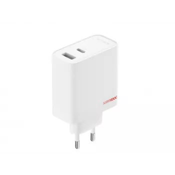 OnePlus 80W Τροφοδοτικό Type-C + Type-A