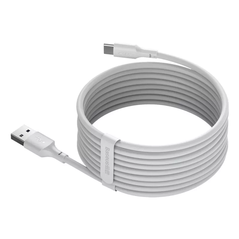 Καλώδιο USB Baseus TZCATZJ-02 1,5 m USB A USB C Λευκό