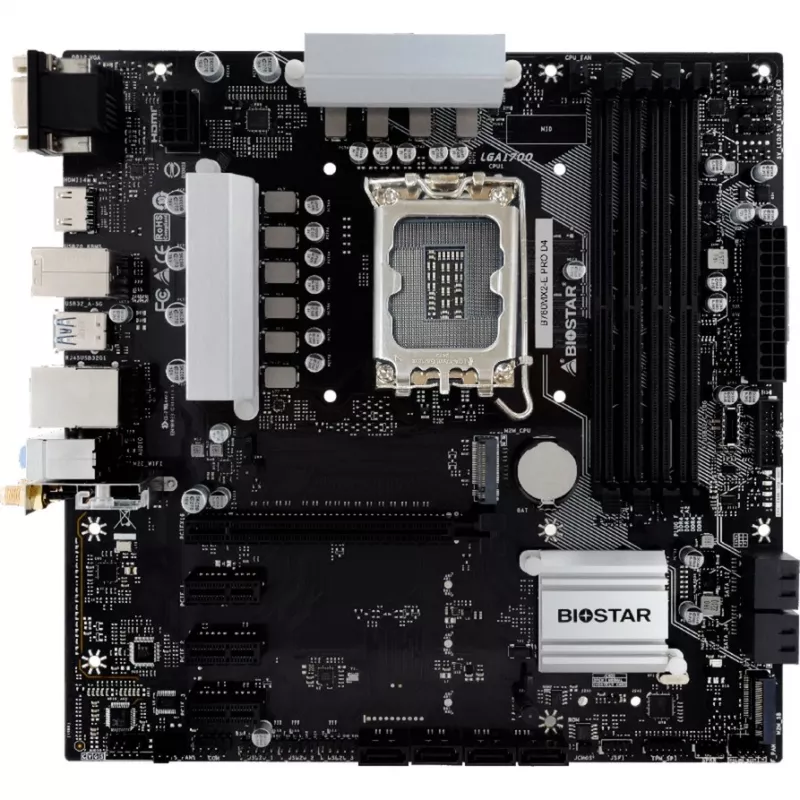 Μητρική Biostar B760MX2-E Pro D4 - B760 - Socket 1700 - Micro ATX
