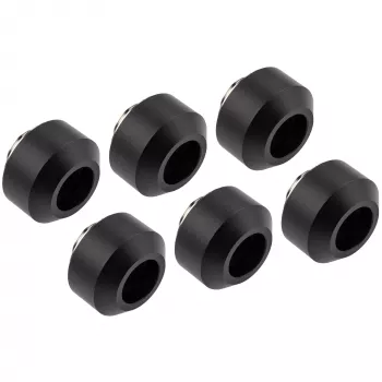 Σετ σύνδεσης hardtube OPTIMUS για σωλήνες 12 mm, συσκευασία 6 τεμ. με εργαλείο εγκατάστασης, μαύρο