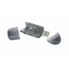 USB 2.0 Αναγνώστης καρτών Gembird FD2-SD-1 — MMC/SD/SDHC/SDXC, 73×30×10 mm, 13 g, Μαύρο