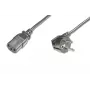 Καλώδιο τροφοδοσίας Digitus AK-440100-018-S 1,8 m CEE7/7 σε IEC C13