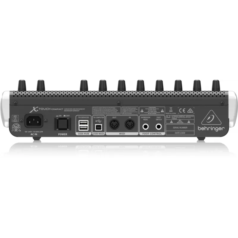 Behringer X-TOUCH COMPACT MIDI πληκτρολόγιο USB μαύρο