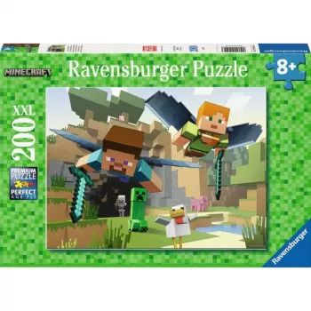 Ravensburger Minecraft Animal Adventures παζλ – 200 τεμ., ορθογώνιο