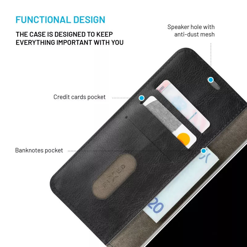 FIXED Opus για Samsung Galaxy S26+, μαύρο | Σταθερό κάλυμμα πλάτης