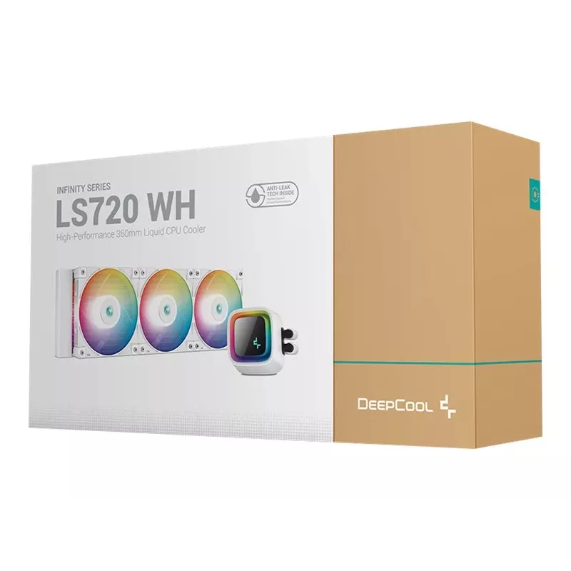 All-in-One υδρόψυξη DeepCool LS720 WH 12 cm 500–2250 rpm 32,9 dB
