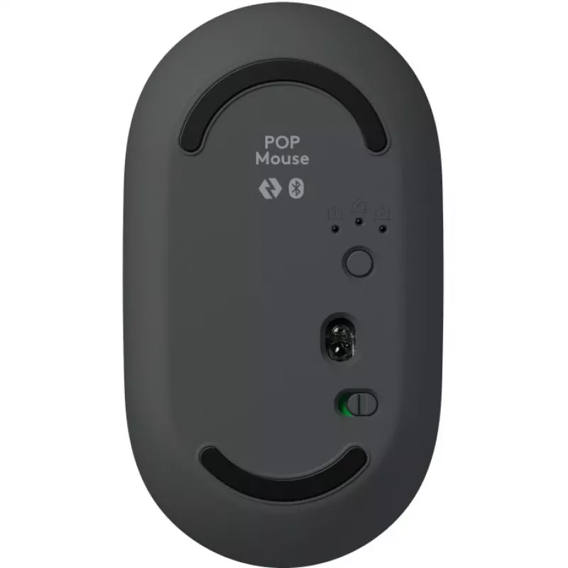 Logitech POP ICON COMBO Swiss, Γραφίτης/Πράσινο, Bluetooth, Swiss, 920-013275