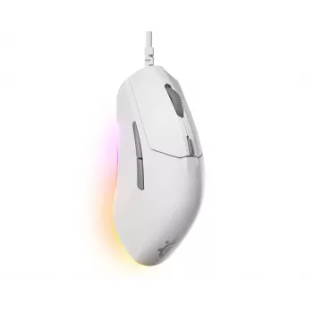 Gaming ποντίκι STEELSERIES Rival 3 Gen 2 — οπτικό, 8500 DPI, ενσύρματο USB Type-A, για δεξιόχειρες, λευκό, 77 g