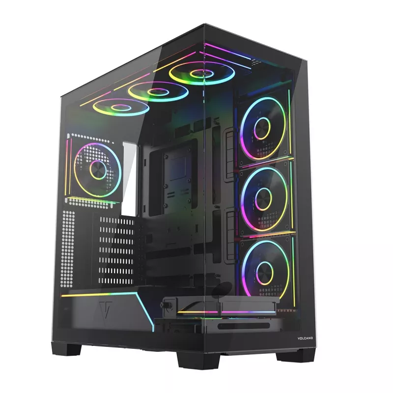 Modecom Volcano Stellar Plus ARGB Midi 8F μαύρο