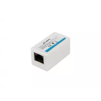 Διαχωριστής δικτύου LANBERG AD-RJ45-RJ45-OU6 — λευκό RJ-45 1 είσοδος σε 1 έξοδο