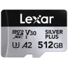 Μνήμη flash Lexar 512 GB UHS-I microSDXC SILVER PLUS