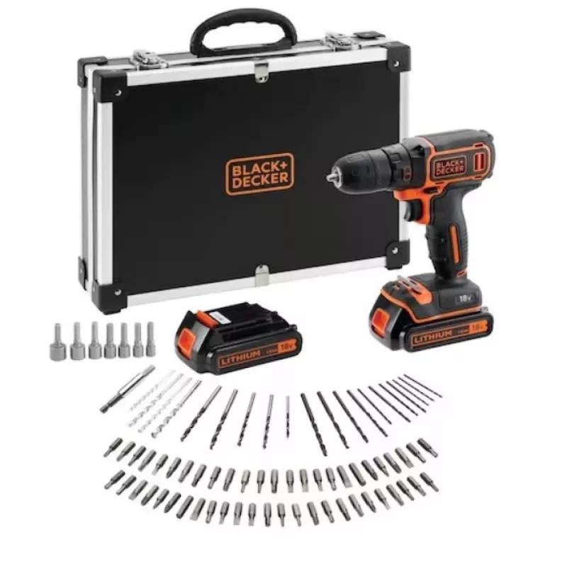 BLACK+DECKER 18V Δραπανοκατσάβιδο BDCDC18BAFC-QW