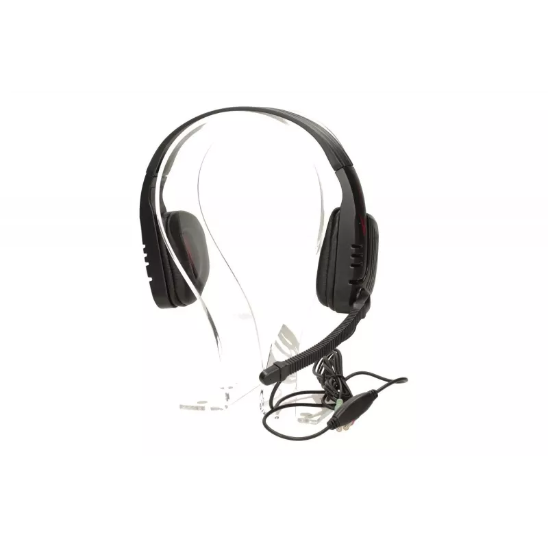 Ακουστικά gaming Modecom MC-823 Ranger, ενσύρματα, με μικρόφωνο, καλώδιο 2,2 m, μαύρα-κόκκινα