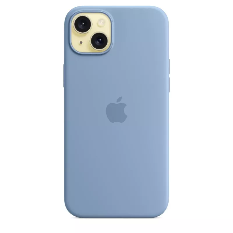 Apple iPhone 15 Plus Σιλικονούχα Θήκη με MagSafe - Winterblau