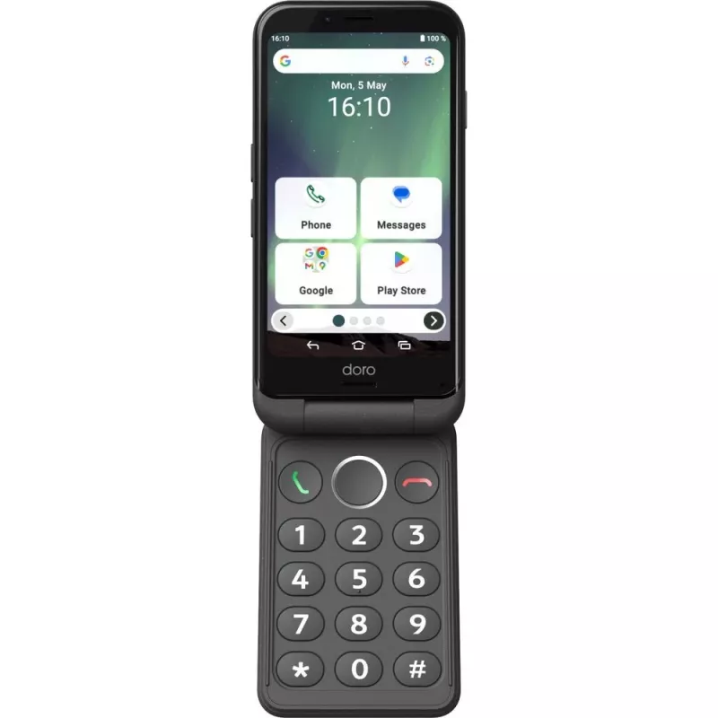 Smartphone Doro Aurora A20 4.5 ίντσες 4GB 64GB μαύρο