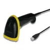 Qoltec 50867 αναγνώστης γραμμωτού κώδικα λέιζερ 1D/2D, USB, μαύρος