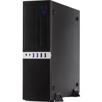 Inter-Tech IT-503 - SFF - Mini-ATX - χωρίς τροφοδοτικό (TFX12V) - ματ μαύρο - USB/Audio (88881270)