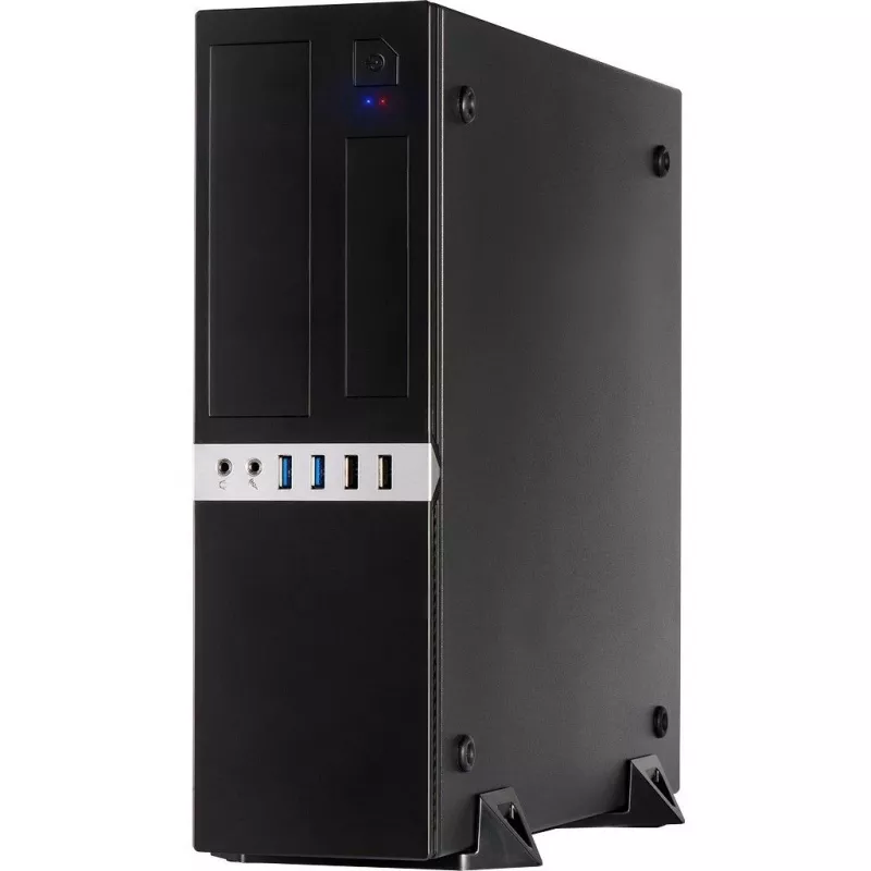 Inter-Tech IT-503 - SFF - Mini-ATX - χωρίς τροφοδοτικό (TFX12V) - ματ μαύρο - USB/Audio (88881270)
