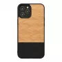 Θήκη κινητού man and wood για iPhone 12 Pro Max — Fischgrät Nero μαύρο