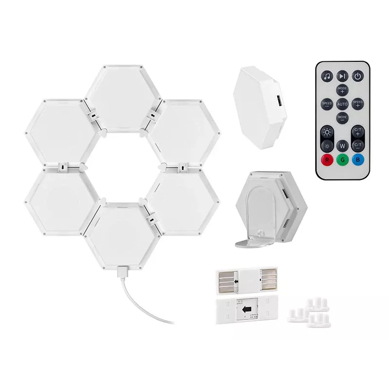 Εντοιχιζόμενο πάνελ RGB LED TRACER Smart Hexagon Tracer 47256 Ambience TRAOSW47256